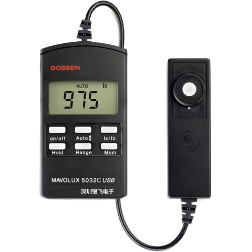 2020款德国GOSSEN高精度测量照度计-MAVOLUX 5032 C USB